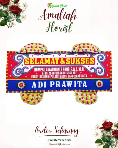 Papan Bunga Ucapan Selamat Bahagia